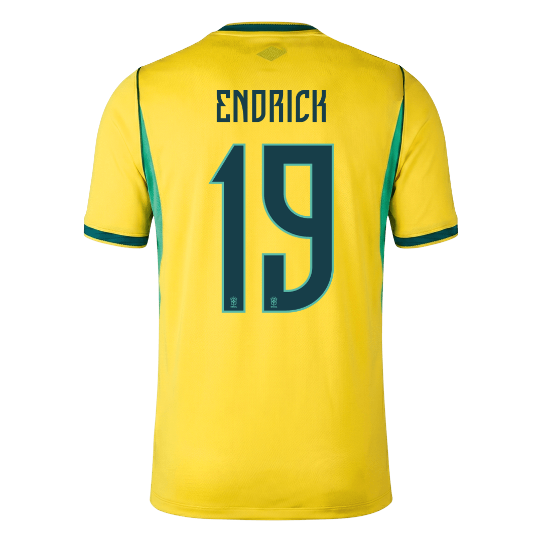 Brazil World Cup Hjemmetrøje 2026 ENDRICK #19