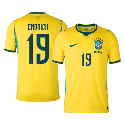 Brazil World Cup Hjemmetrøje 2026 ENDRICK #19