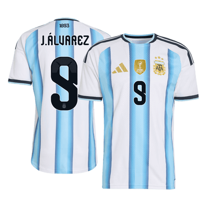 Argentina World Cup Hjemmebanetrøje Spillerversion 2026 J.ÁLVAREZ #9