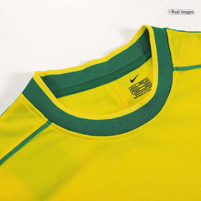 Brazil World Cup Retro Hjemmebanetrøje 1998 RIVALDO #10