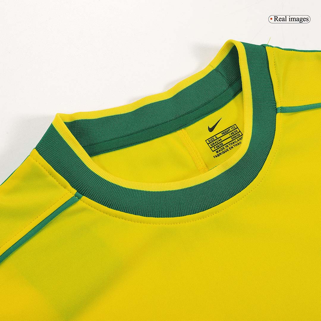 Brazil World Cup Retro Hjemmebanetrøje 1998 RONALDO #9