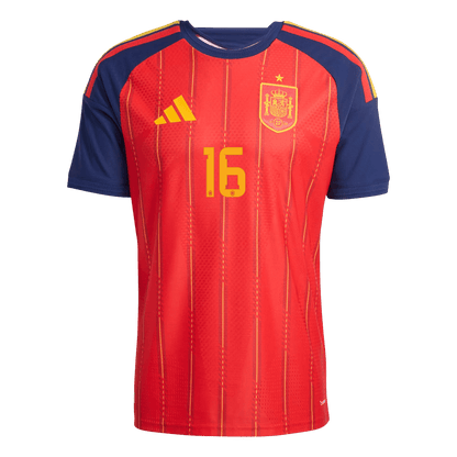 Spain World Cup Hjemmebanetrøje Spillerversion 2026 RODRIGO #16