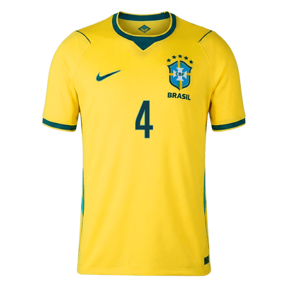 Brazil World Cup Hjemmetrøje 2026 MARQUINHOS #4