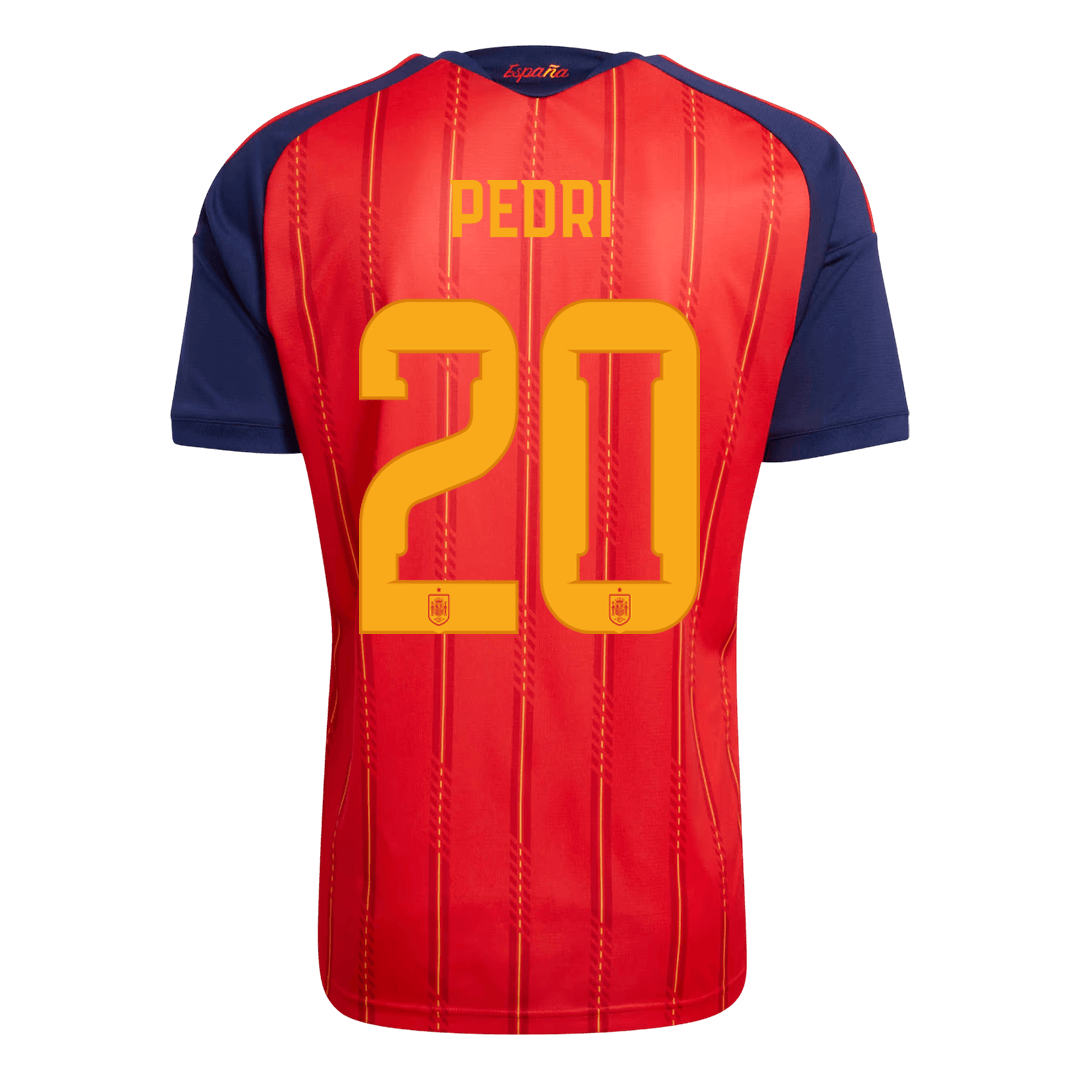 Spain World Cup Hjemmetrøje 2026 PEDRI #20 [PREMIUM]