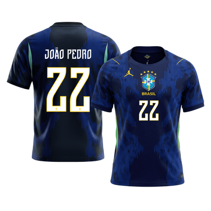 Brazil World Cup Udebanetrøje 2026 JOÃO PEDRO #22