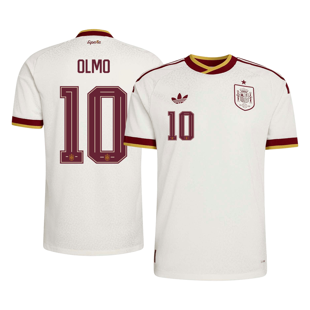 Spain World Cup Udebanebanetrøje Spillerversion 2026 OLMO #10