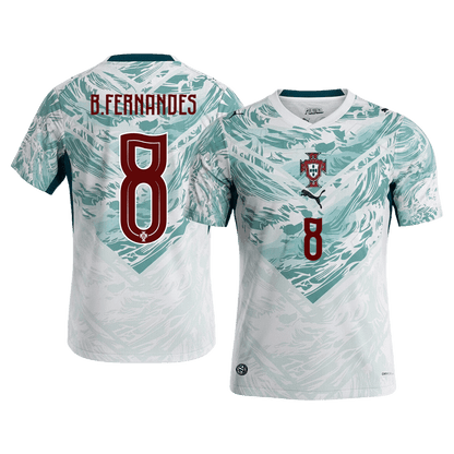 Portugal World Cup Udebanetrøje 2026 B.FERNANDES #8