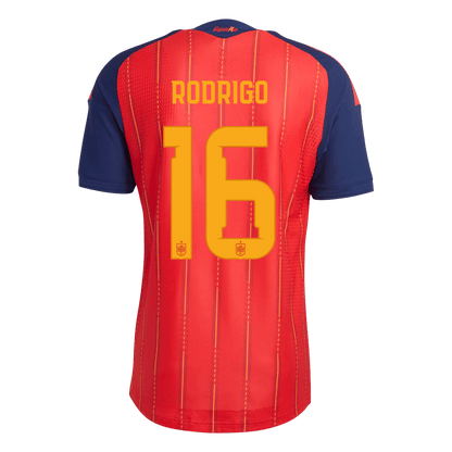 Spain World Cup Hjemmebanetrøje Spillerversion 2026 RODRIGO #16