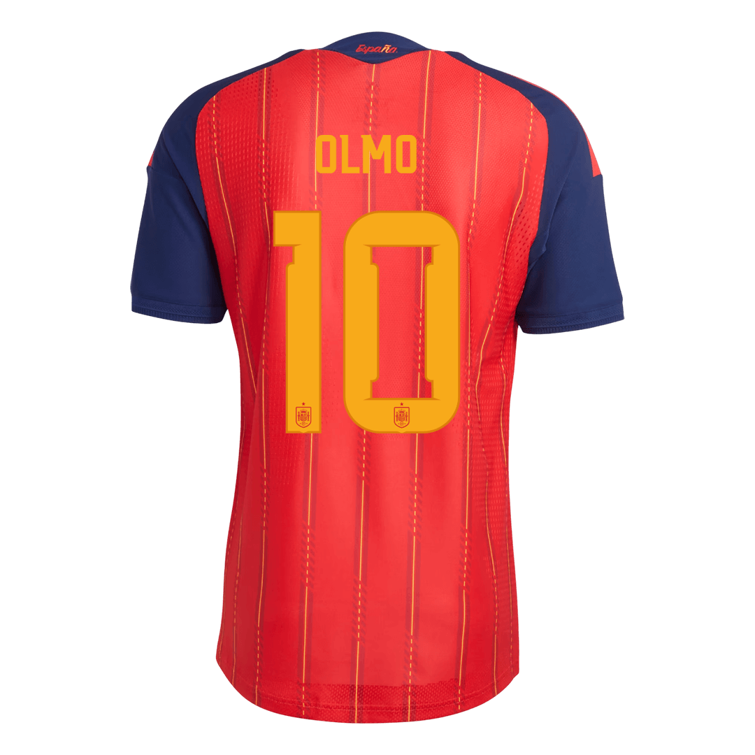 Spain World Cup Hjemmebanetrøje Spillerversion 2026 OLMO #10