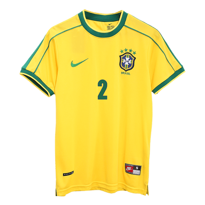 Brazil World Cup Retro Hjemmebanetrøje 1998 CAFU #2