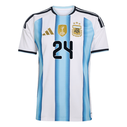 Argentina World Cup Hjemmetrøje 2026 E. FERNÁNDEZ #24 [PREMIUM]