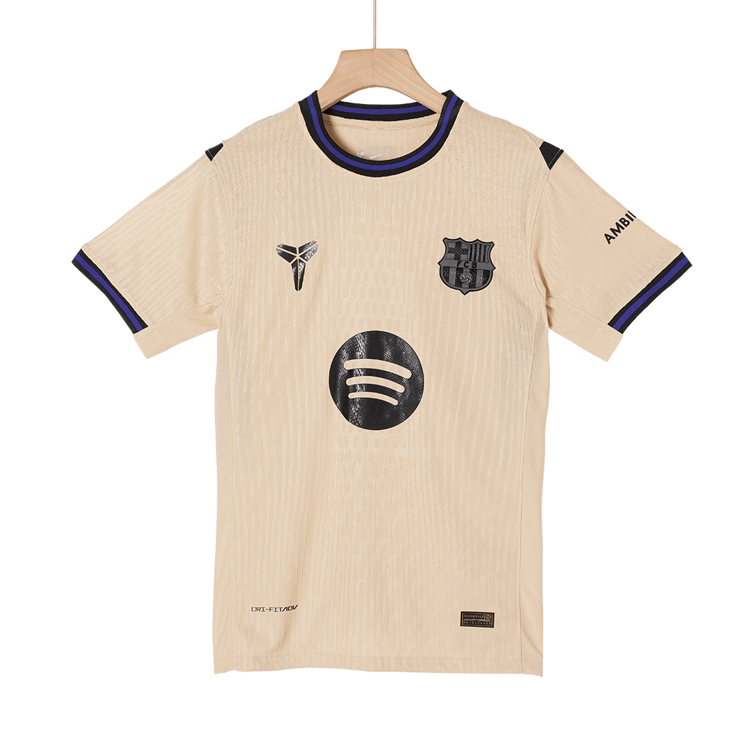 Barcelona Udebanebanetrøje Spillerversion 2025/26 UCL F.DE JONG #21