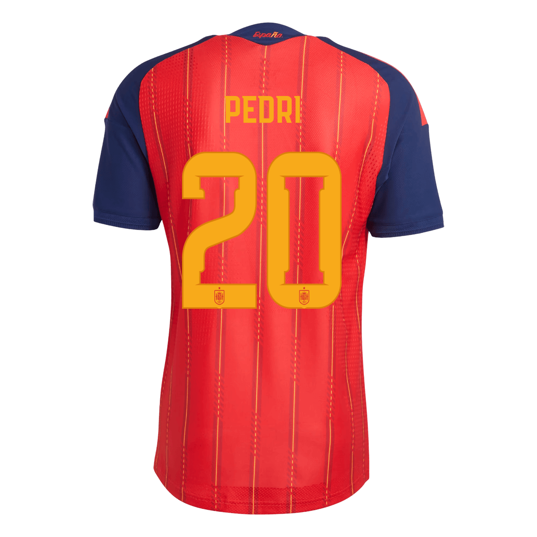 Spain World Cup Hjemmebanetrøje Spillerversion 2026 PEDRI #20