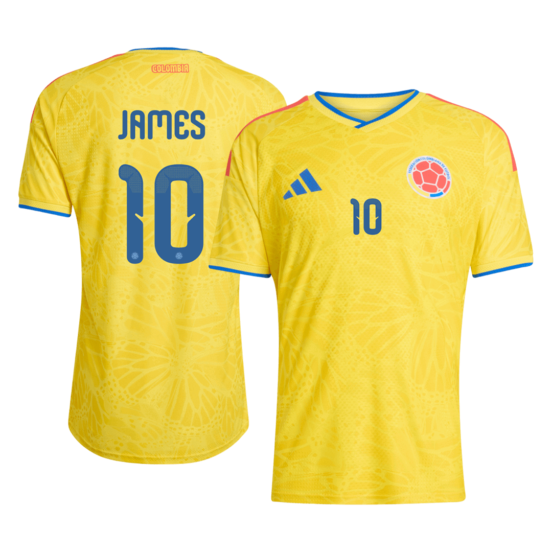 Colombia World Cup Hjemmebanetrøje Spillerversion 2026 JAMES #10
