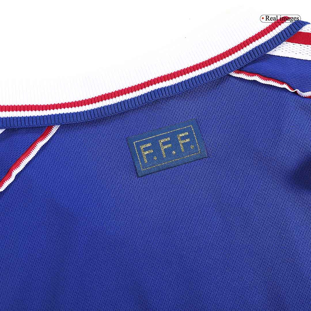 France World Cup Retro Hjemmebanetrøje 1998 ZIDANE #10