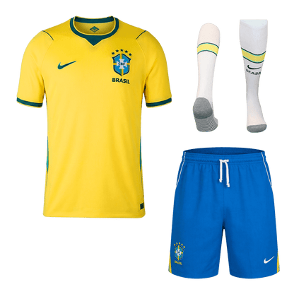 Brazil World Cup Hjemmebanesæt 3-dele 2026