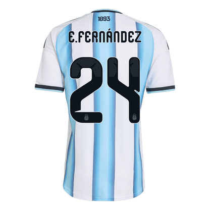 Argentina World Cup Hjemmebanetrøje Spillerversion 2026 E. FERNÁNDEZ #24