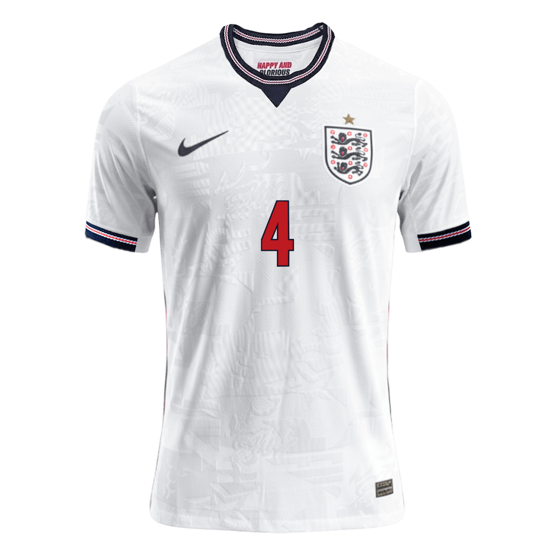 England World Cup Hjemmebanetrøje Spillerversion 2026 RICE #4