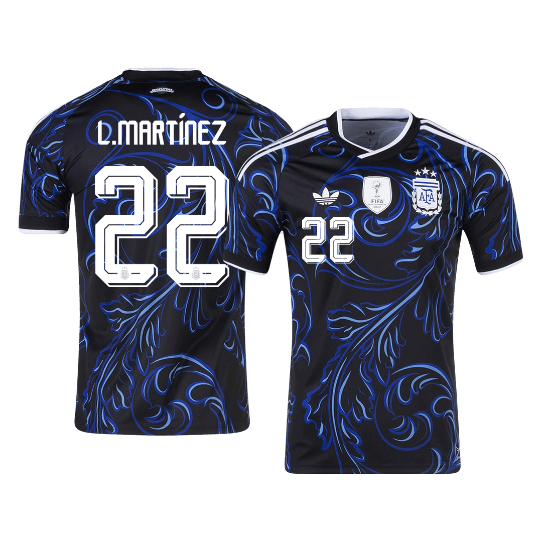 Argentina World Cup Udebanetrøje 2026 L. MARTÍNEZ #22