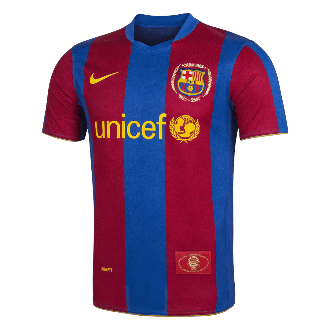 Barcelona Retro Hjemmebanetrøje 2007/08