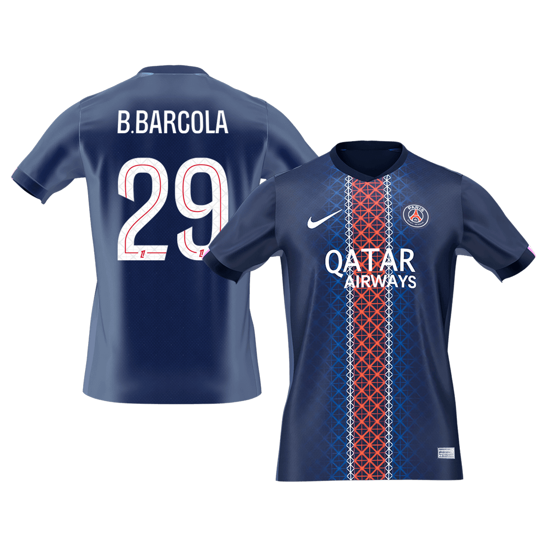 PSG Hjemmetrøje 2025/26 B.BARCOLA #29 [PREMIUM]