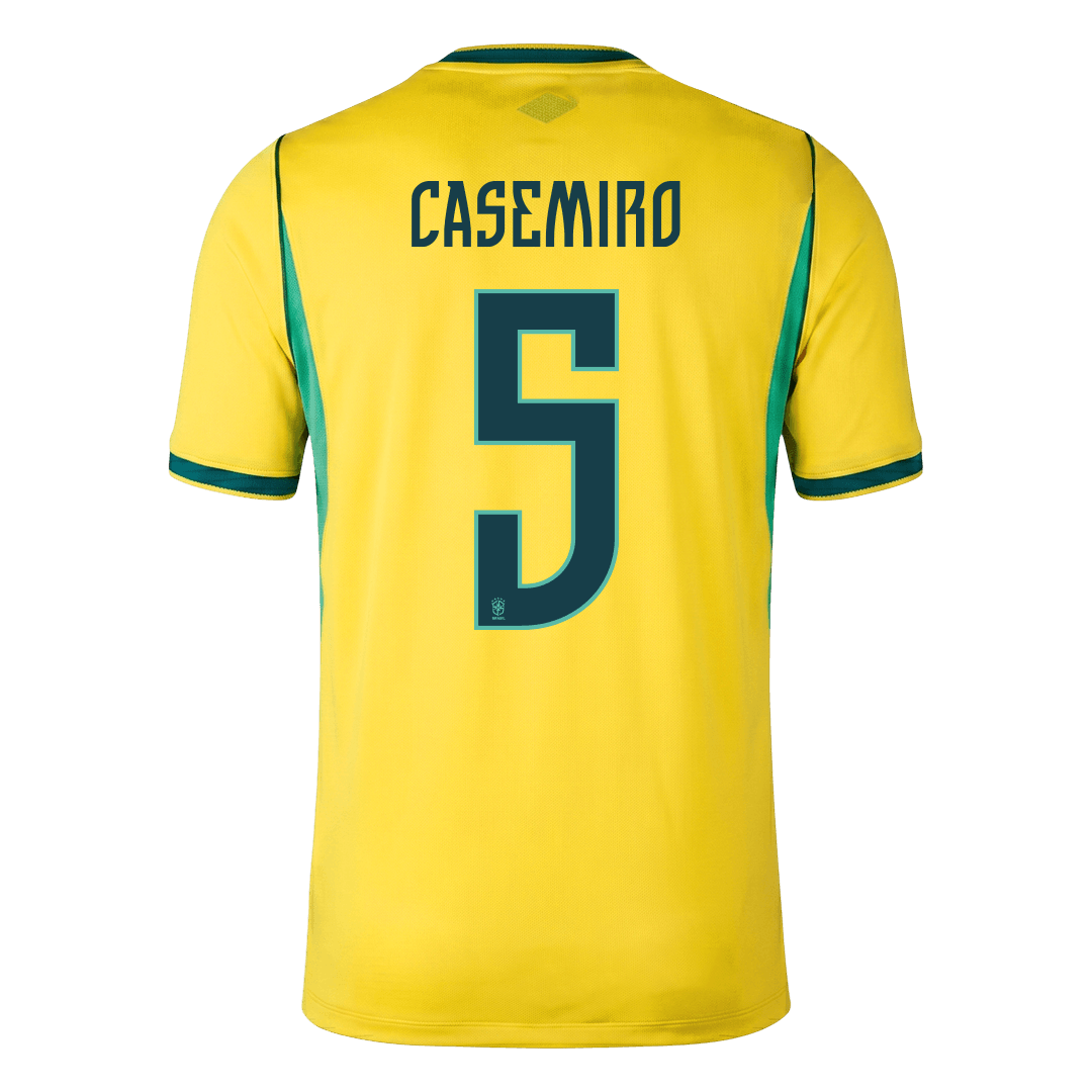 Brazil World Cup Hjemmetrøje 2026 CASEMIRO #5