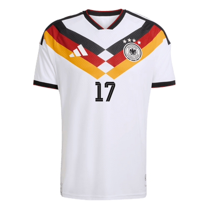 Germany World Cup Hjemmebanetrøje Spillerversion 2026 WIRTZ #17