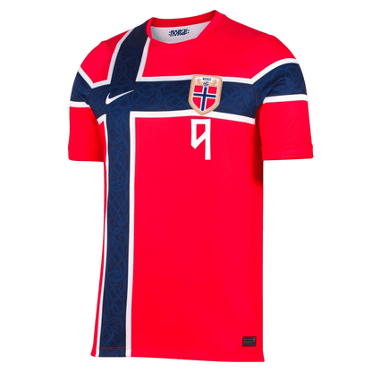 Norway World Cup Hjemmebanetrøje Spillerversion 2026 BRAUT HAALAND #9