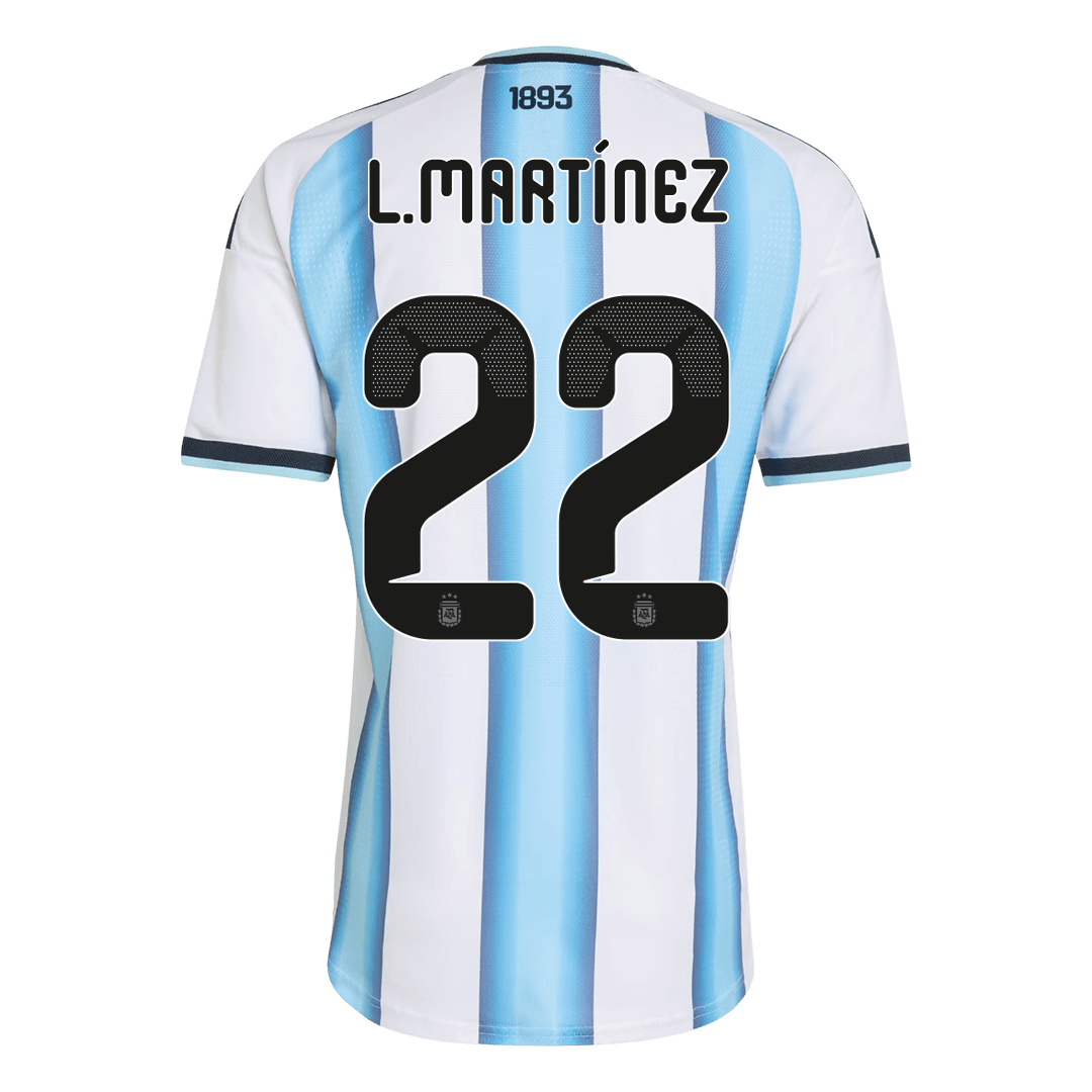 Argentina World Cup Hjemmebanetrøje Spillerversion 2026 L.MARTÍNEZ #22