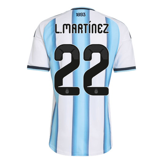 Argentina World Cup Hjemmebanetrøje Spillerversion 2026 L.MARTÍNEZ #22