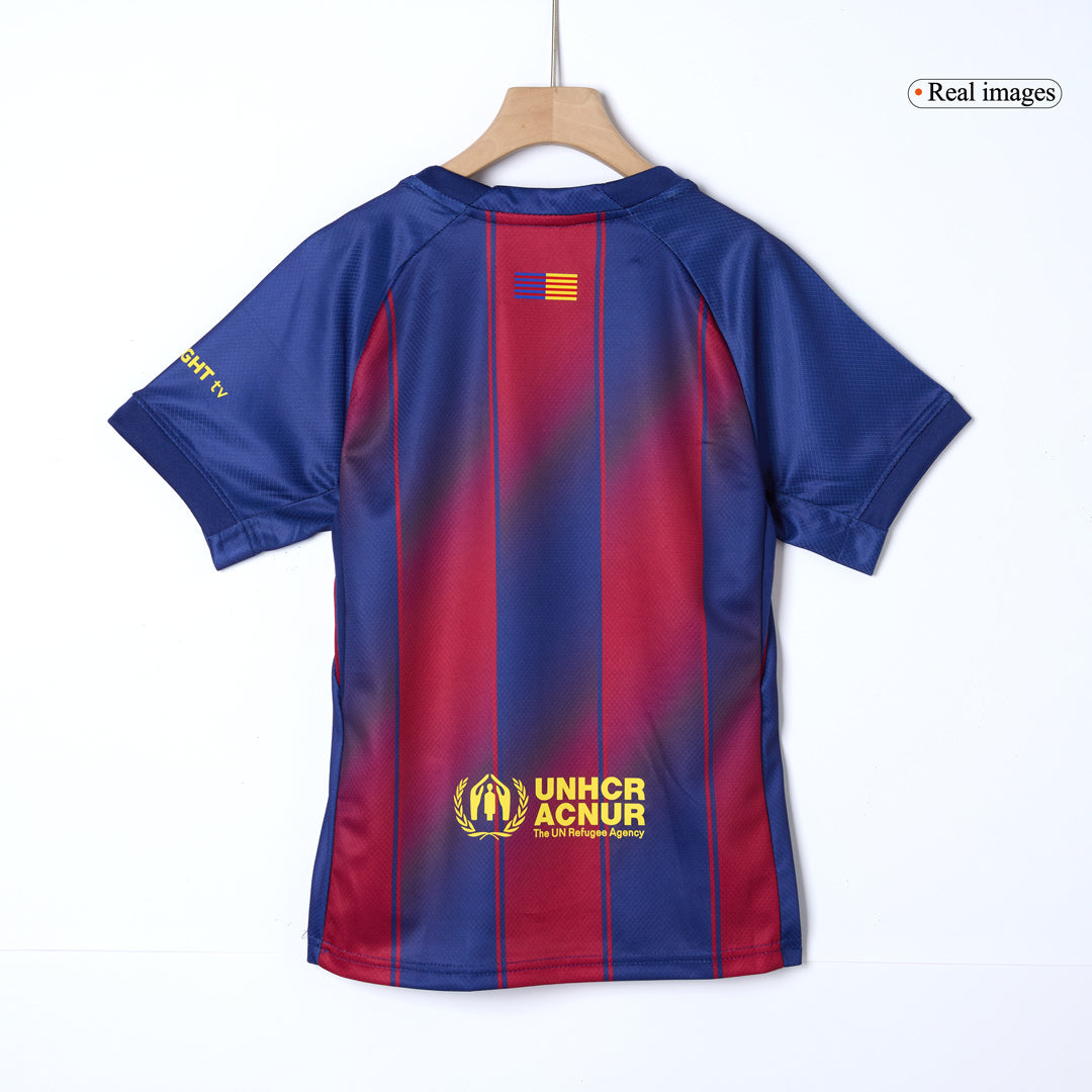 Barcelona Hjemmebanesæt Børn 3-dele 2025/26