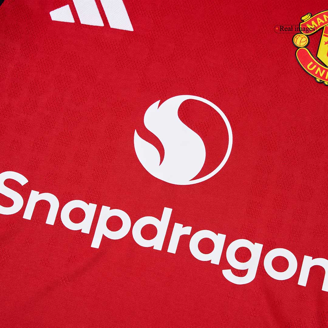 Manchester United Hjemmebanetrøje Spillerversion 2025/26 B.FERNANDES #8