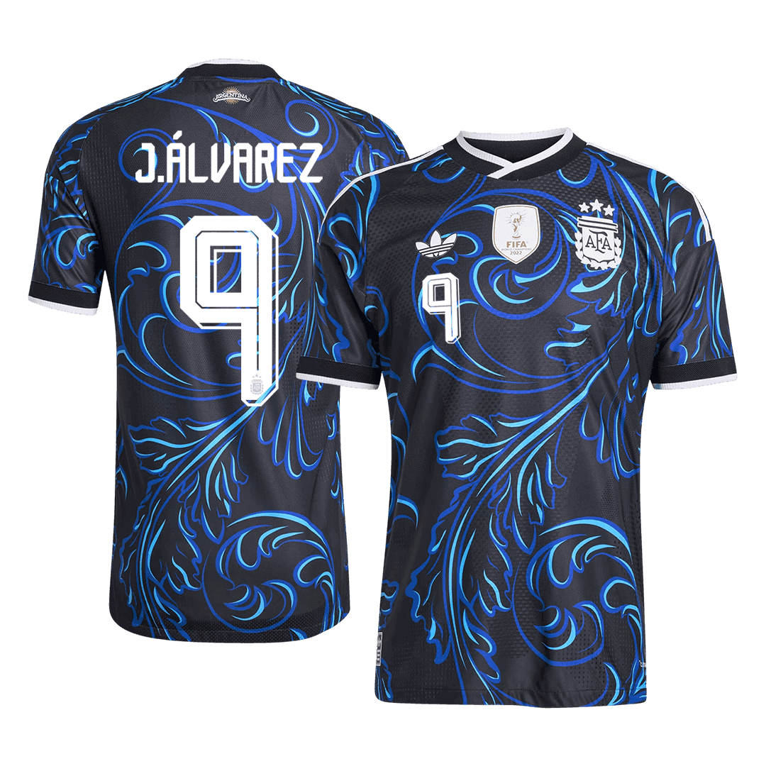 Argentina World Cup Udebanebanetrøje Spillerversion 2026 J. ÁLVAREZ #9