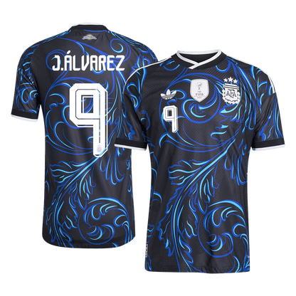 Argentina World Cup Udebanebanetrøje Spillerversion 2026 J. ÁLVAREZ #9