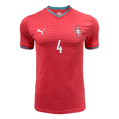Portugal World Cup Hjemmebanetrøje Spillerversion 2026 RÚBEN DIAS #4