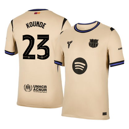 Barcelona Udebanetrøje 2025/26 UCL KOUNDE #23